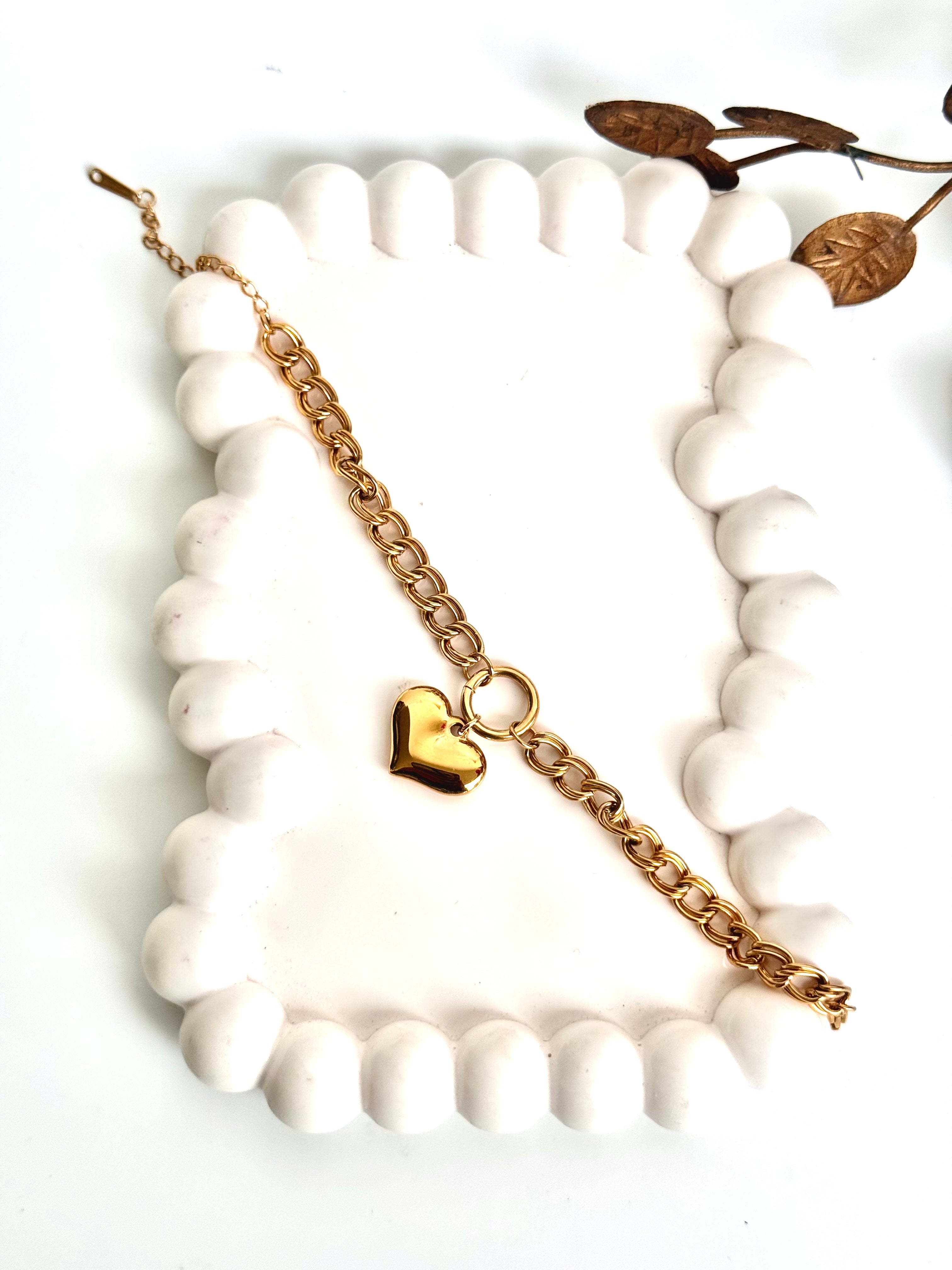 Heartlink Charm Bracelet