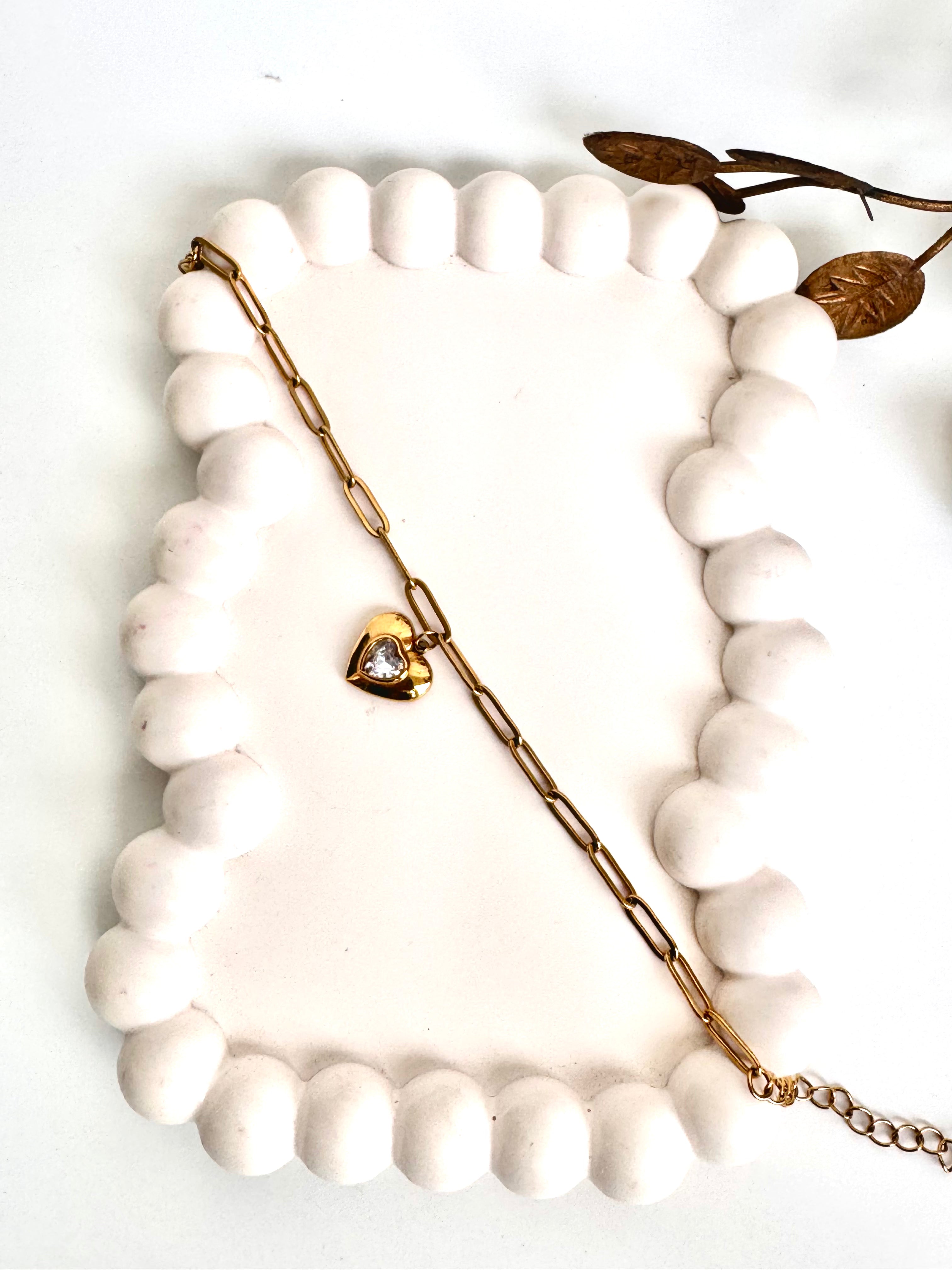 Linked Heart Spark Bracelet