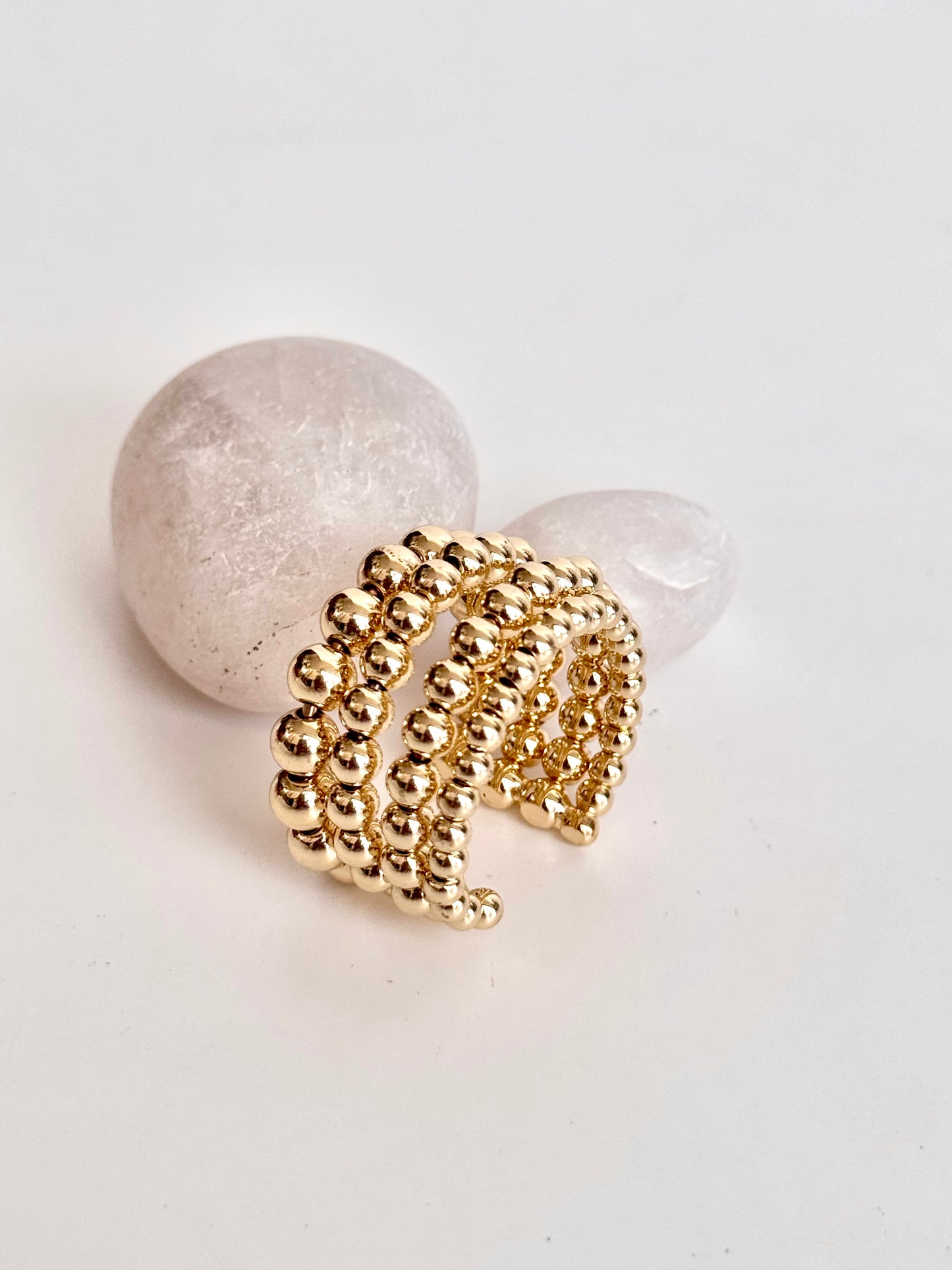 Gilded Bead Ring