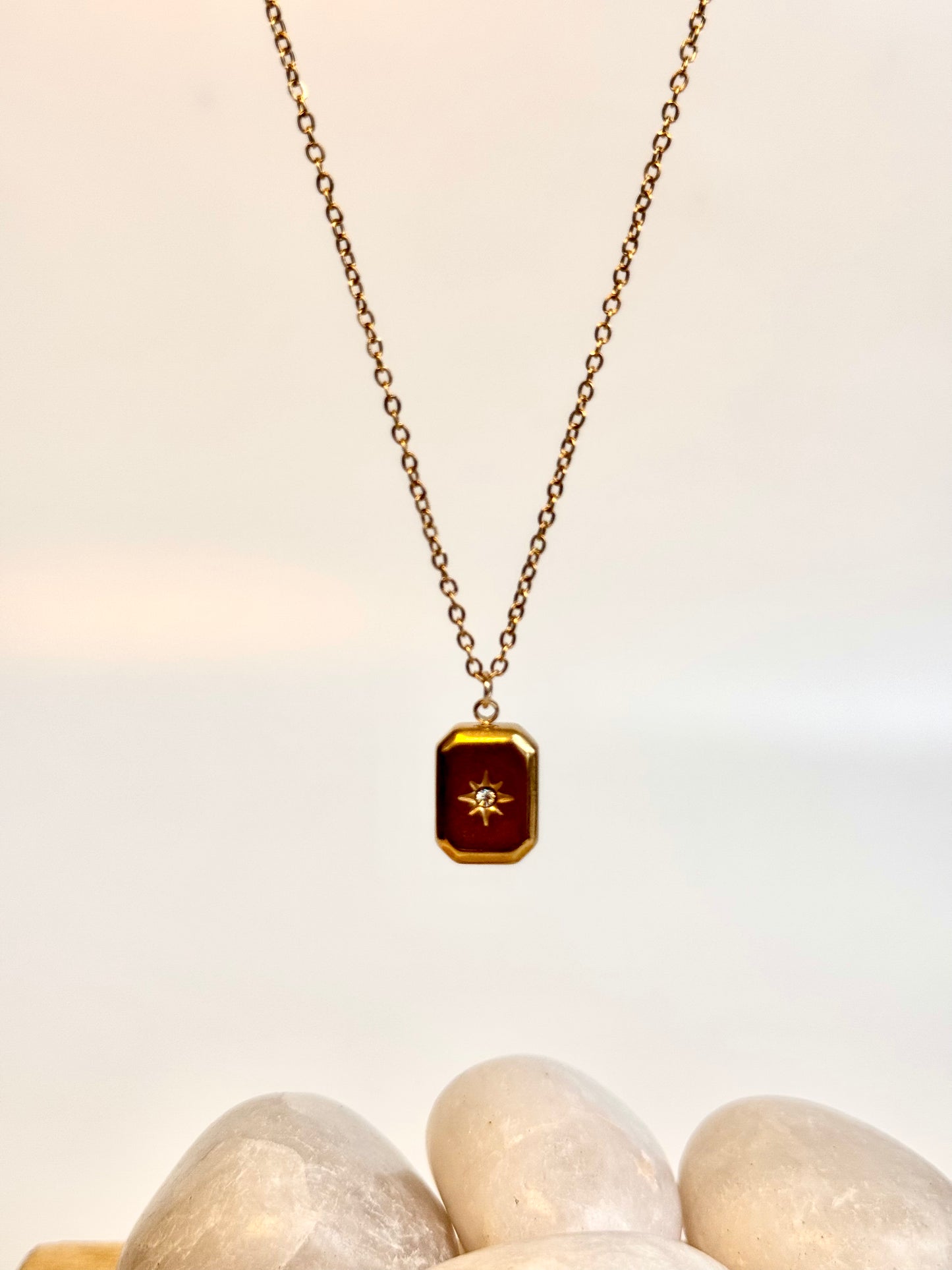 Stardust Tag Necklace