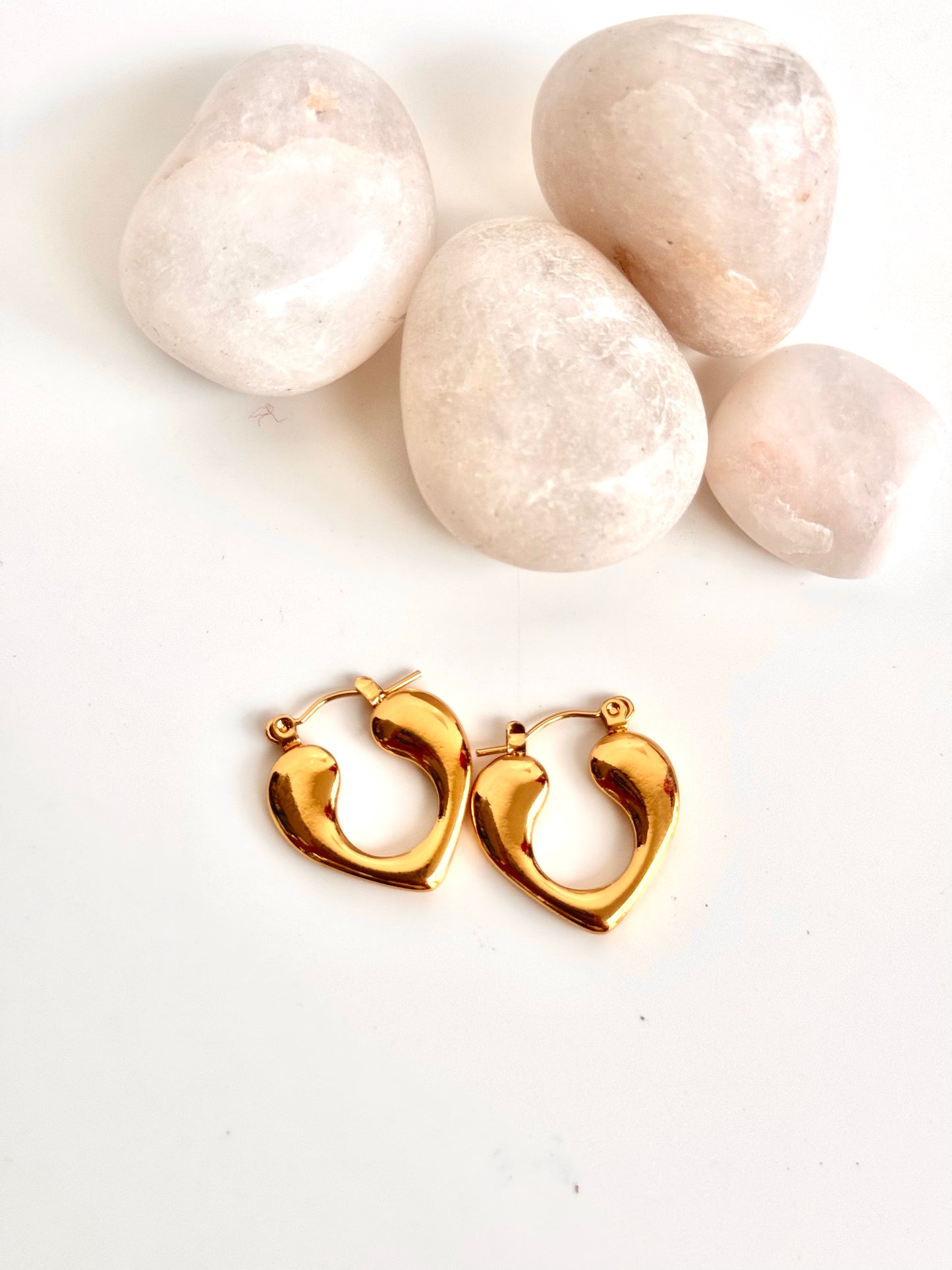 Melted Heart Hoops