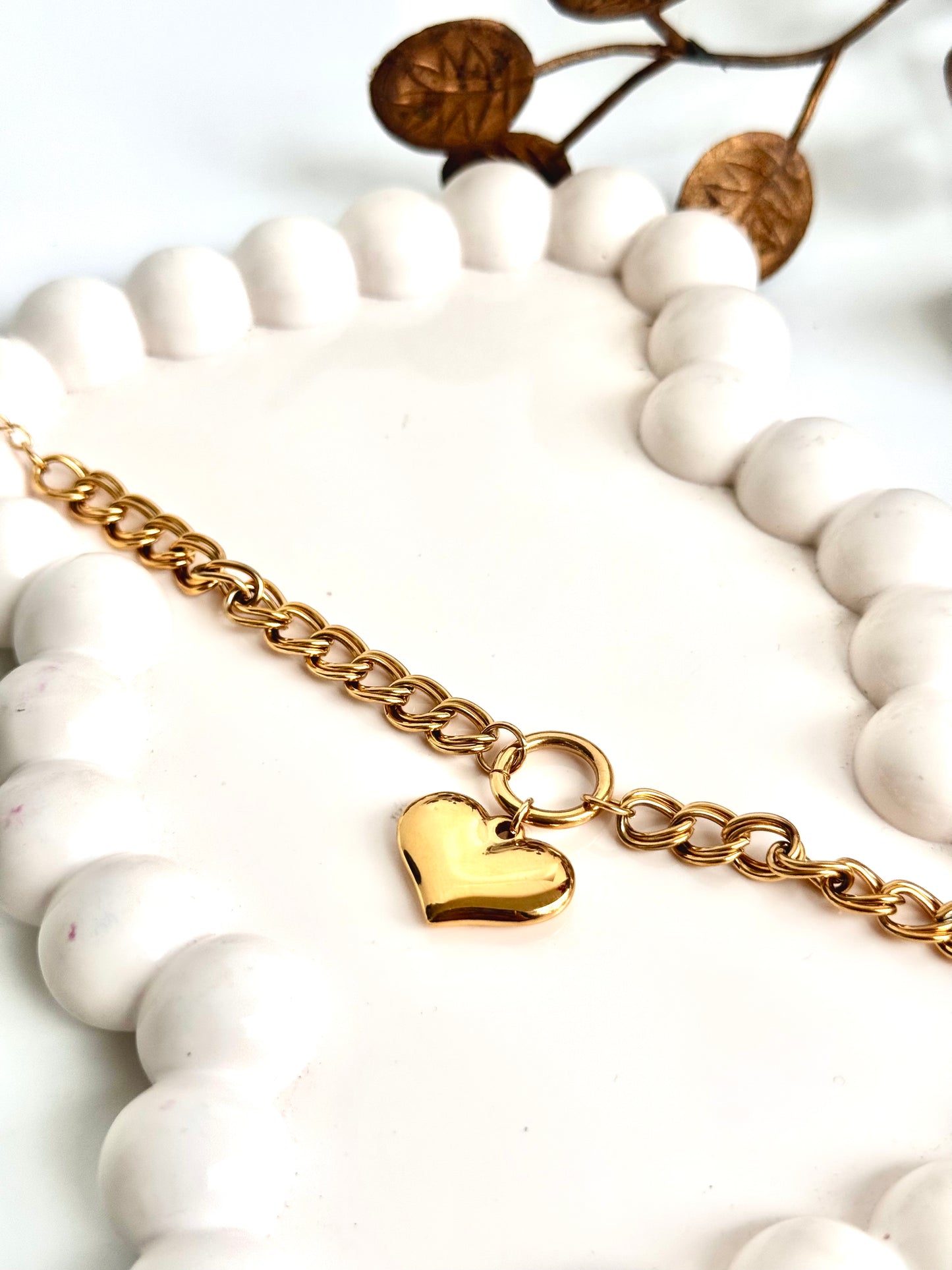 Heartlink Charm Bracelet
