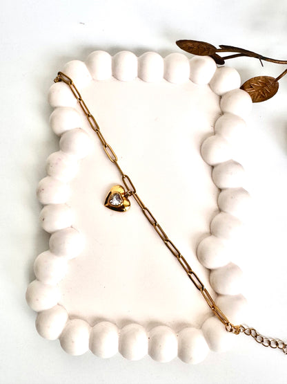 Linked Heart Spark Bracelet