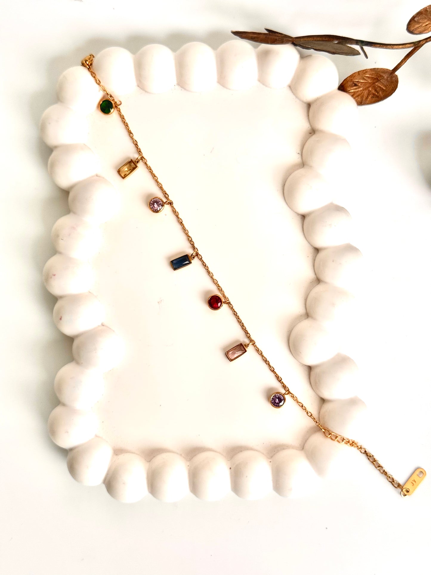 Rainbow Droplets Bracelet