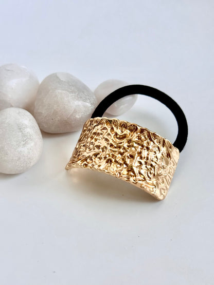 Golden Crush Hair Tie