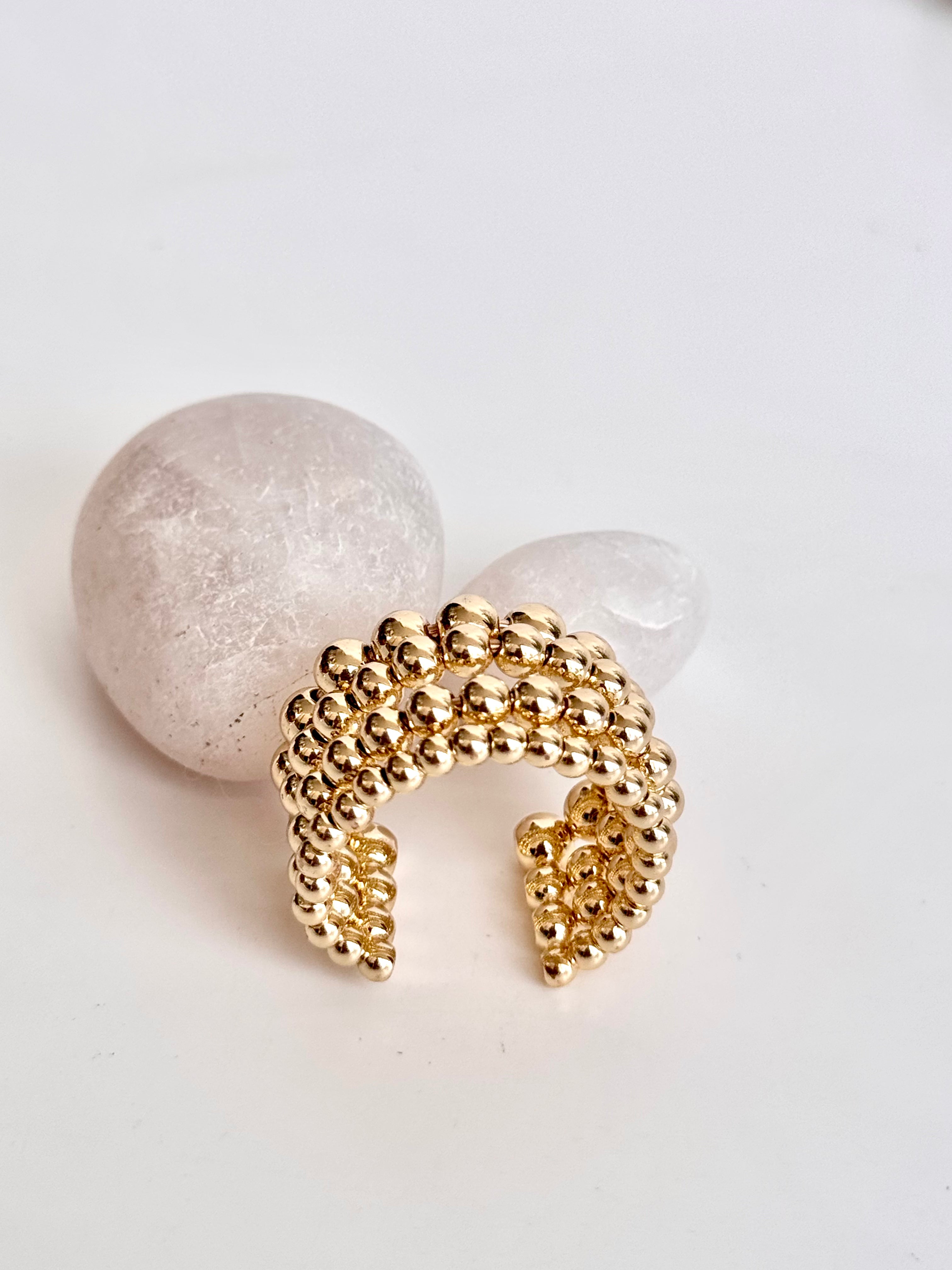 Gilded Bead Ring