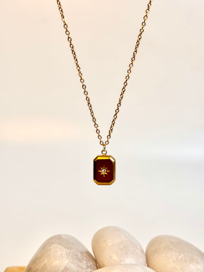 Stardust Tag Necklace